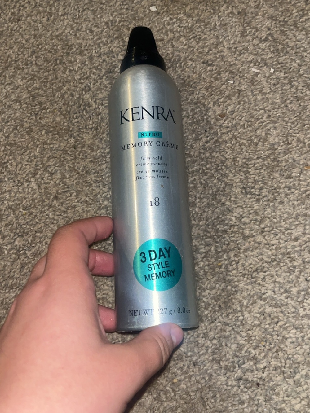 Nitro Memory Crème Firm Hold Styling Cream - Silver